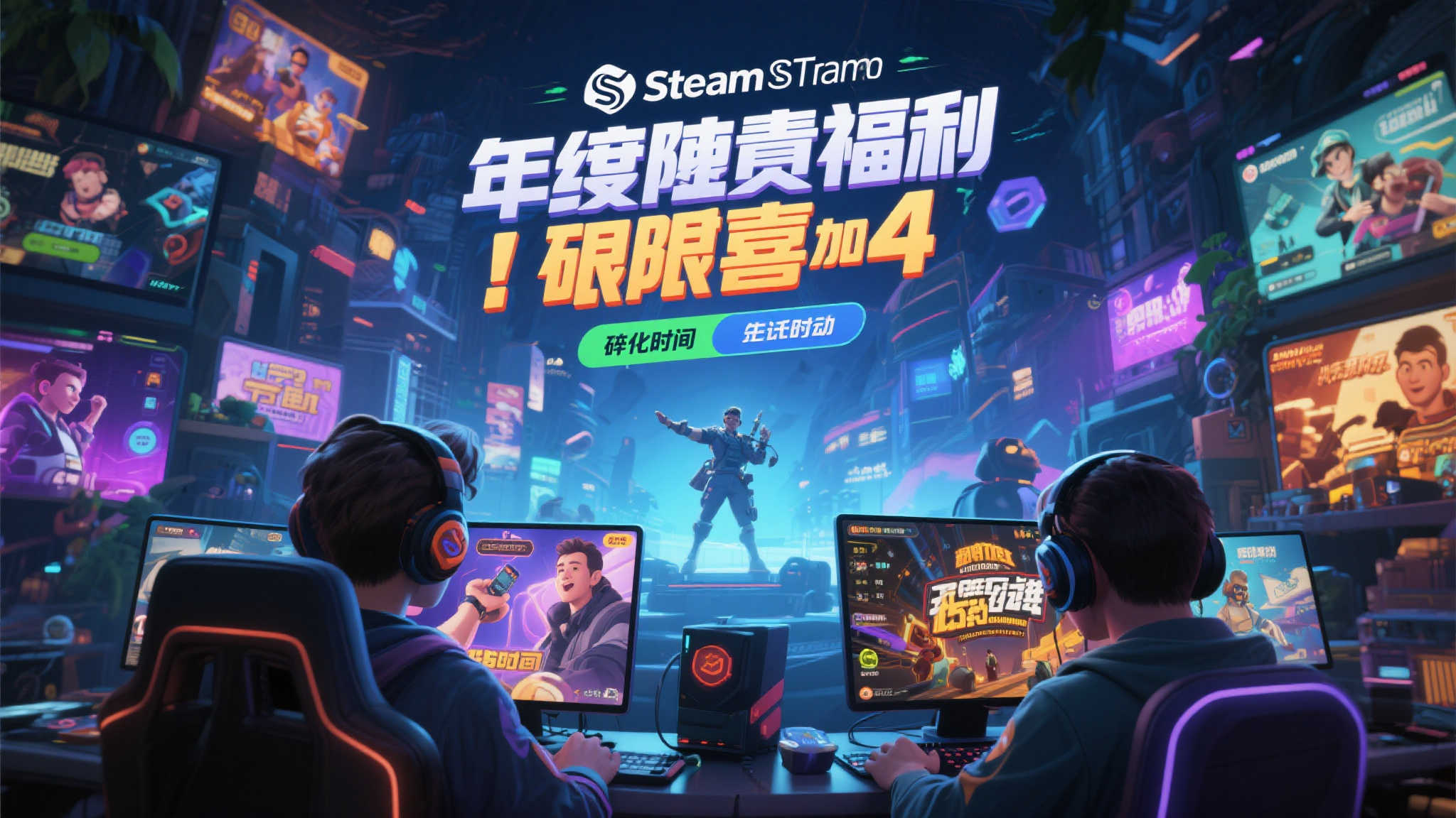 别错过！限时领取四款Steam免费游戏，包括《太空堡垒》！