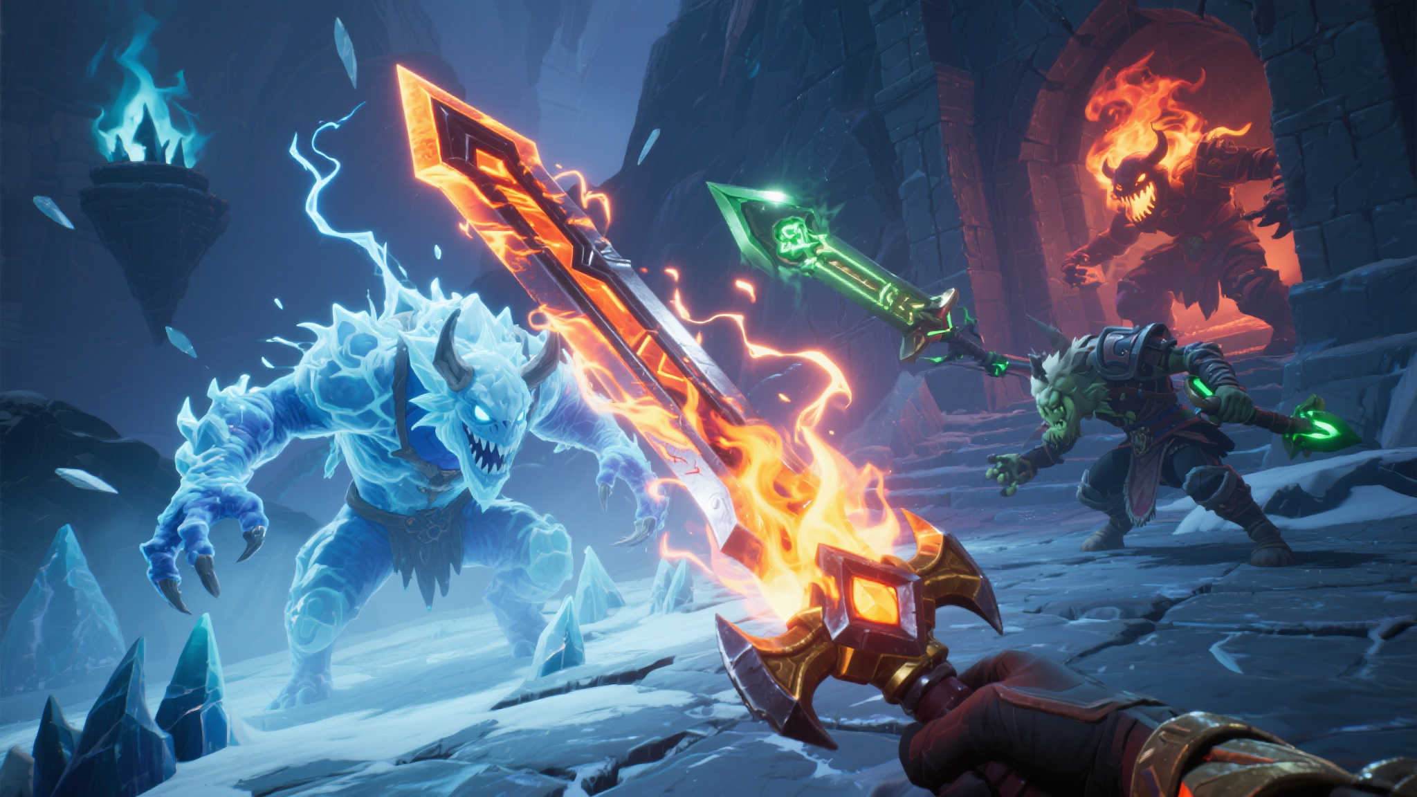 值得一提的是，游戏中还加入了元素属性机制