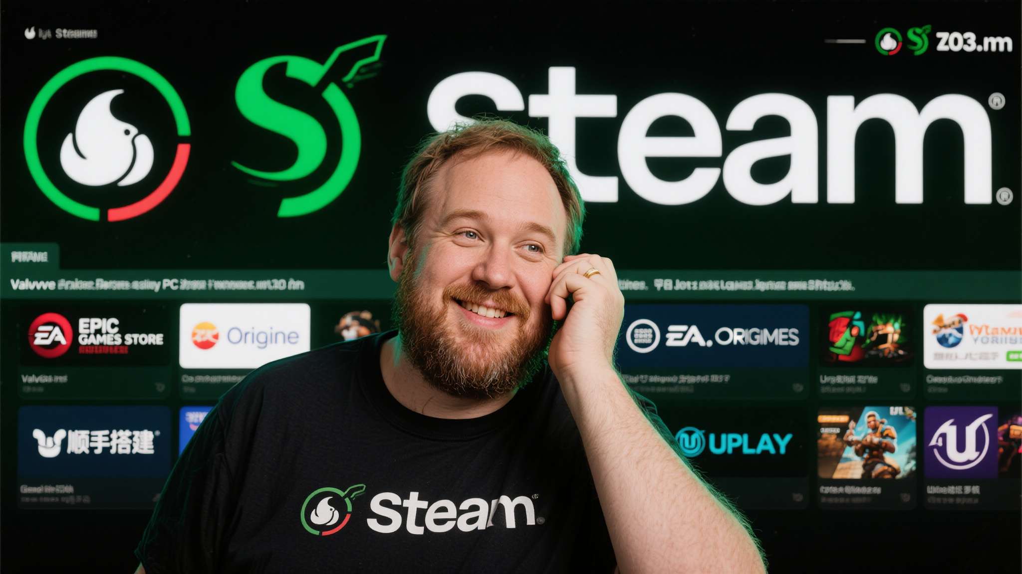 全靠同行衬托前一句是什么 Steam诞生于2003年,最初只是Valve用来给旗下游戏推送更新的工具。彼时
